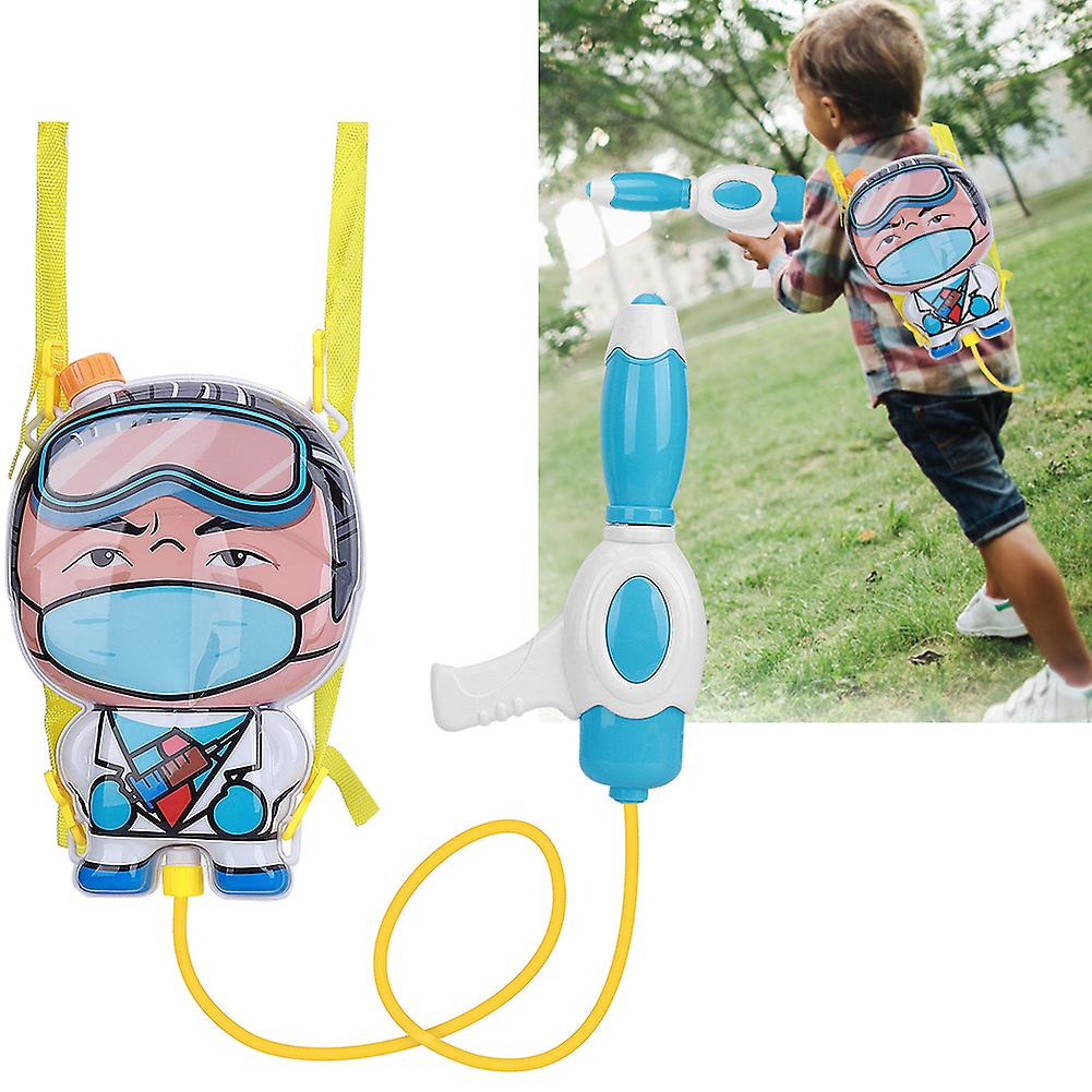 Water Gun Toy Pulling Type Children Summer Outdoor Backpack Water Gun Toy