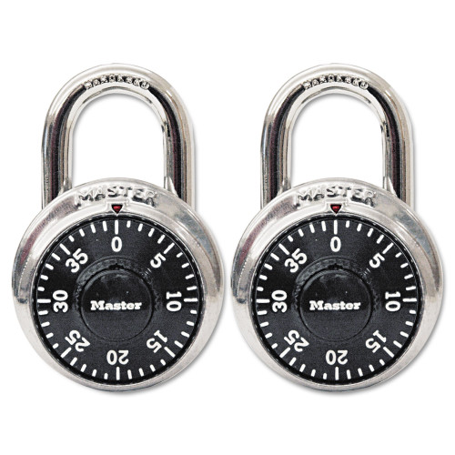 Master Lock Combination Lock， Stainless Steel， 1 7/8