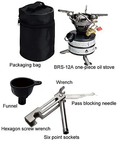 Hiking Camping Outdoor fold Liquid Fuel stove oil cooking stove kerosene pressure stove