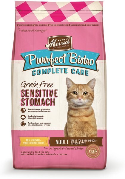 Merrick Purrfect Bistro Complete Care Grain- Free Sensitive Stomach Recipe Dry Cat Food