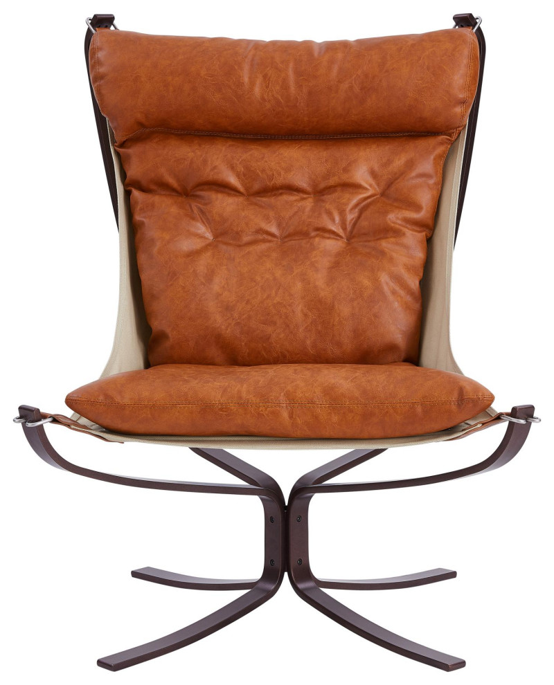 Shepherd Chair  Moorland Caramel   Transitional   Armchairs And Accent Chairs   by Virgil Stanis Design  Houzz