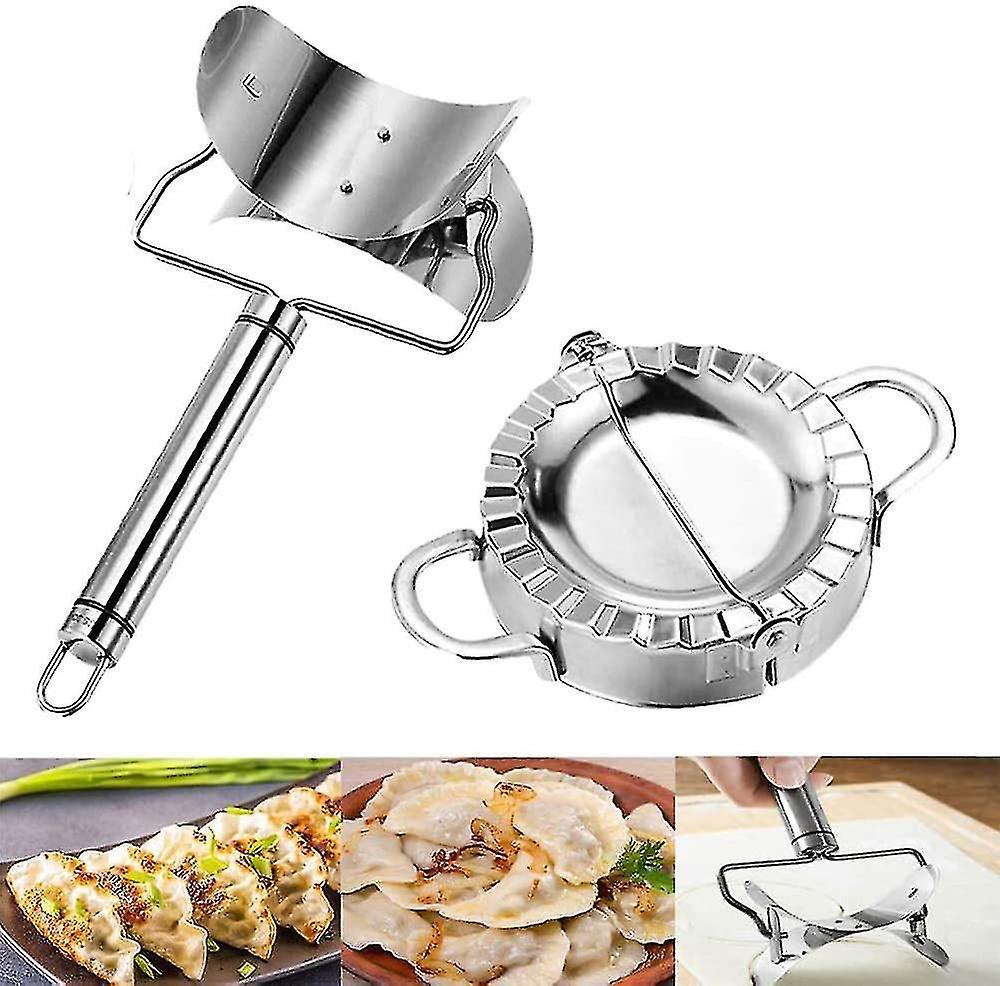 Stainless Steel Ravioli Dumpling Maker， 2pcs New Dumpling Machine