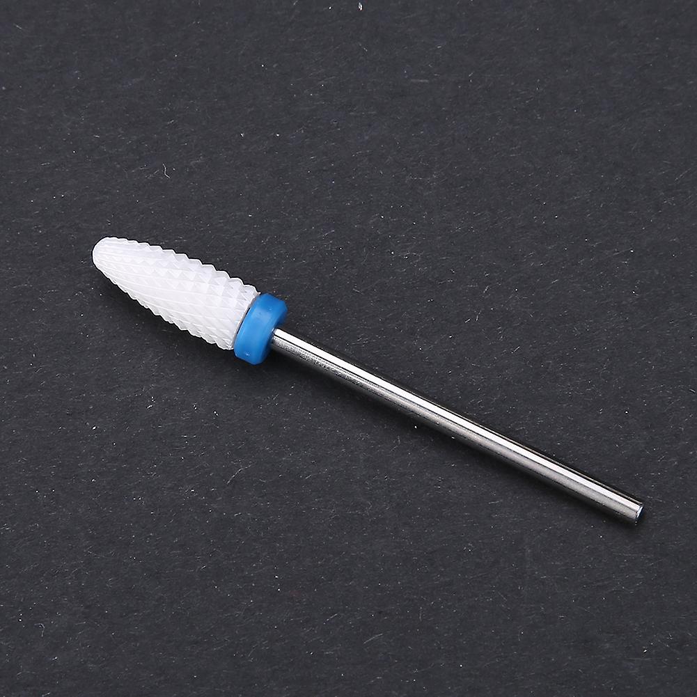5 Type Of Ceramic Cylinder Shape Grinding Head Nail Drill Bit For Manicure Drills Machine 04#