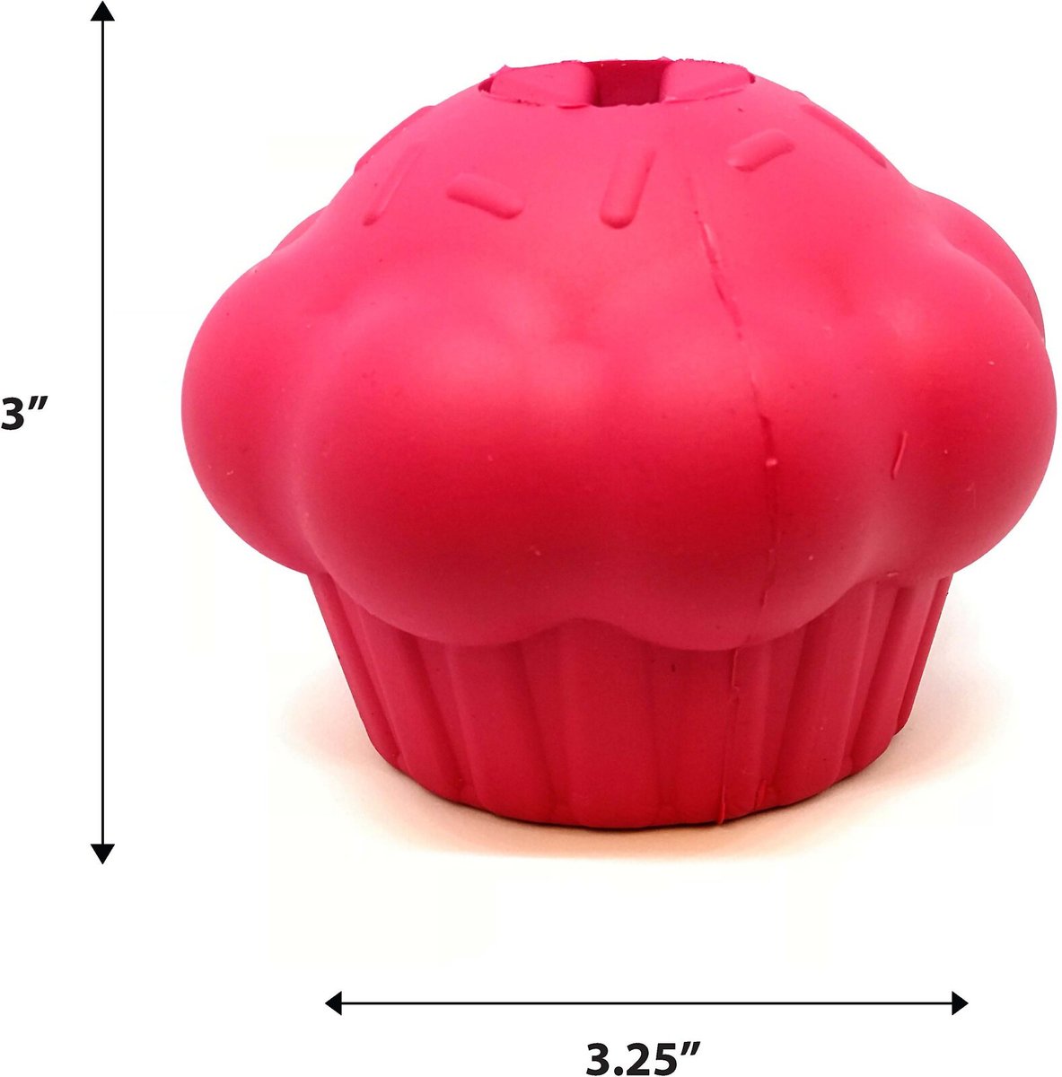 MuttsKickButt Cupcake Treat Dispensing Tough Dog Chew Toy