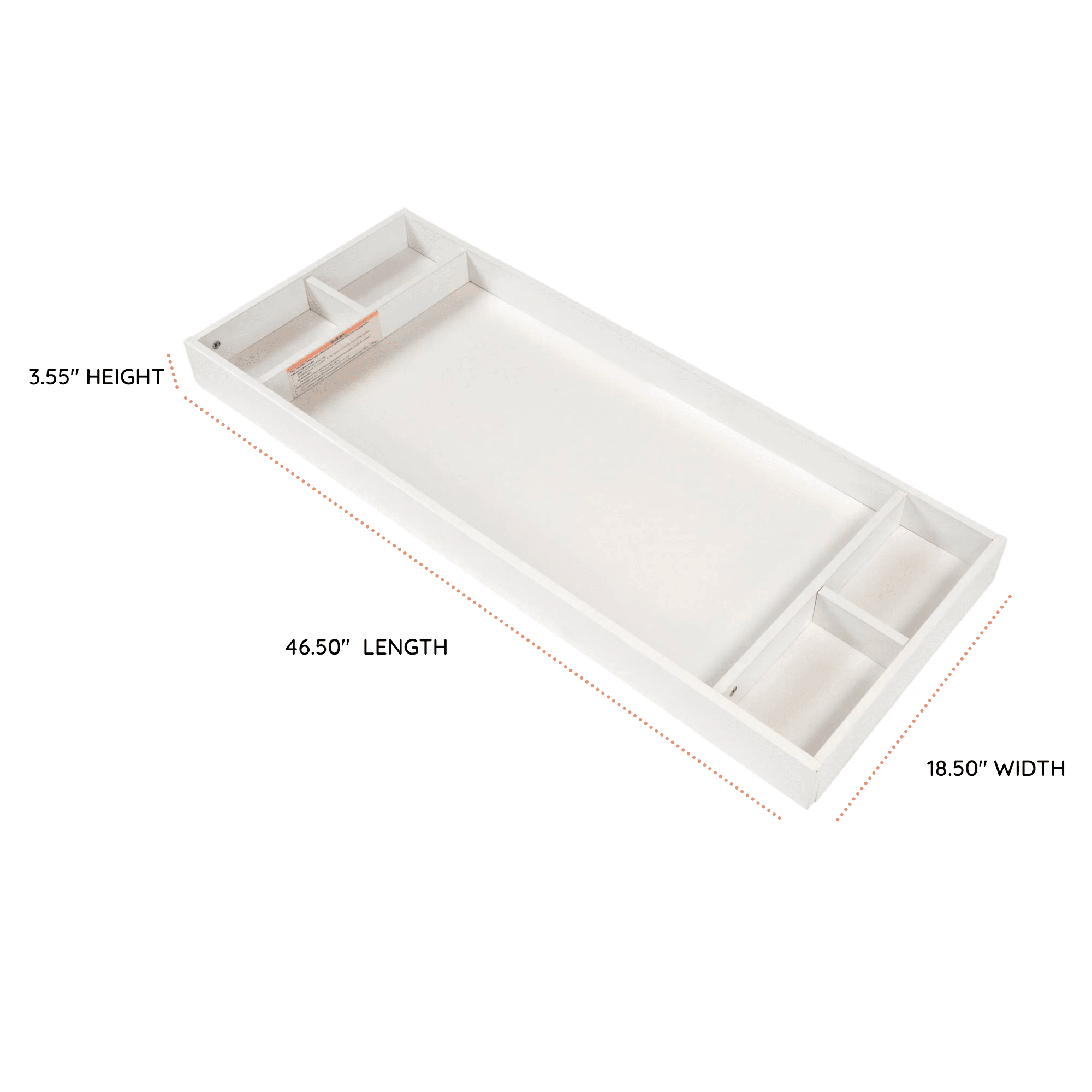 Dadada Changing Tray for Austin / Boston / Central Park / Gramercy / Kenton + Tribeca Dressers