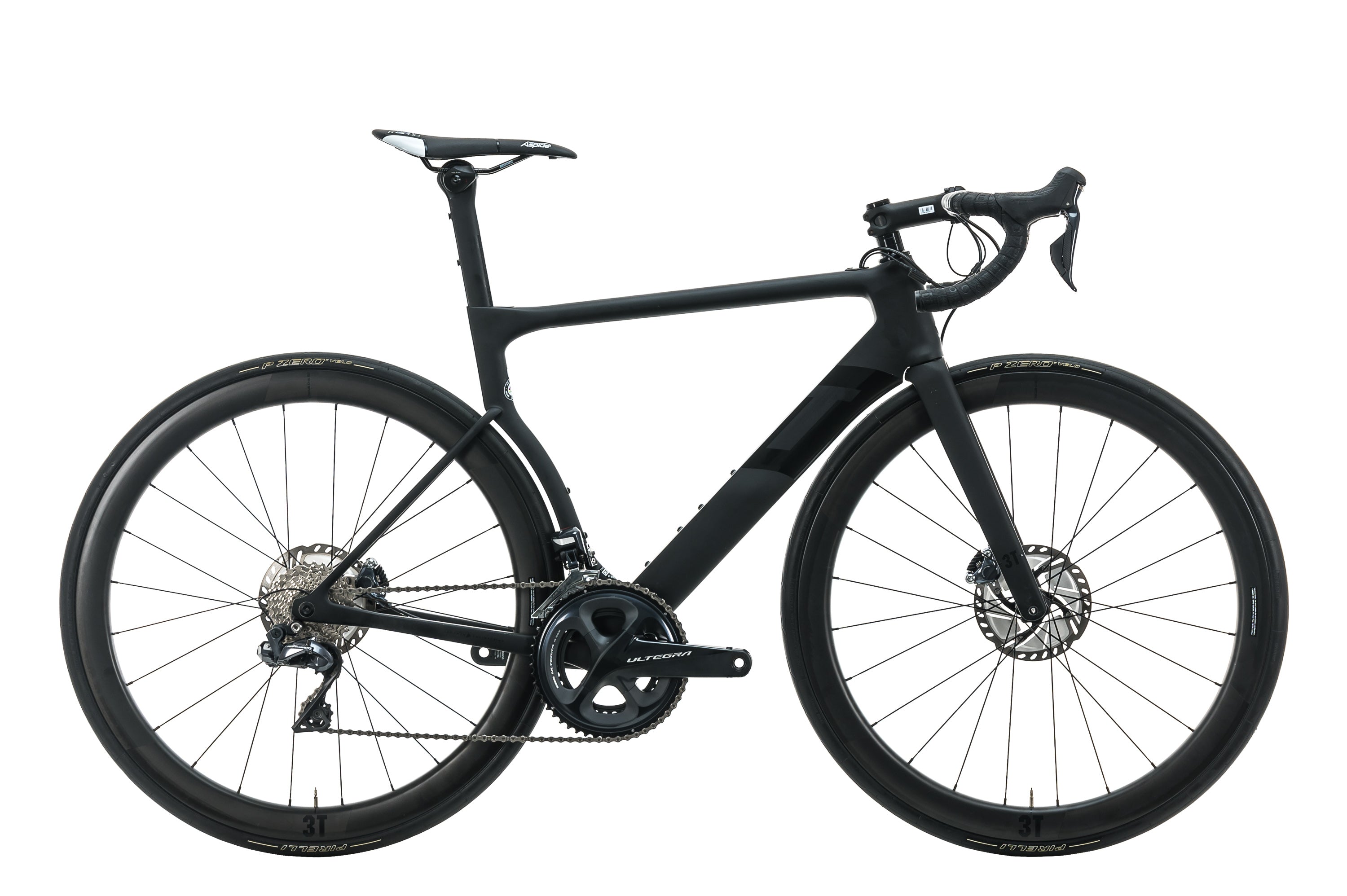 3T Strada Due Team Stealth Ultegra Di2 Road Bike - 2020, Medium