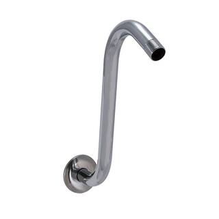 EZ-FLO S Shape Shower Arm and Flange Chrome 15054