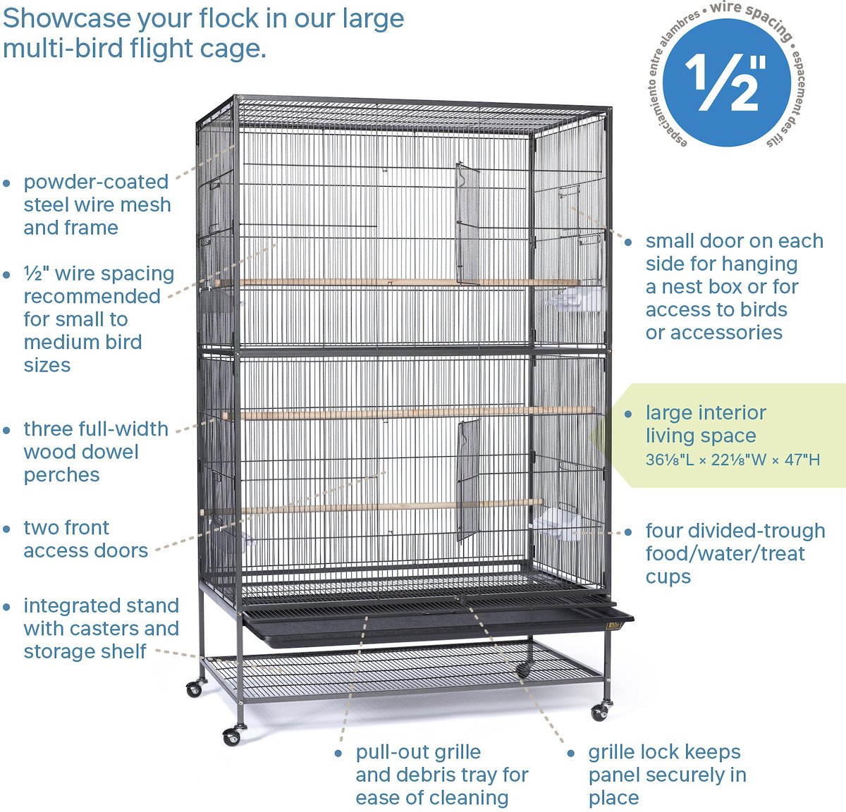 Prevue Pet Products Stand Flight Bird Cage