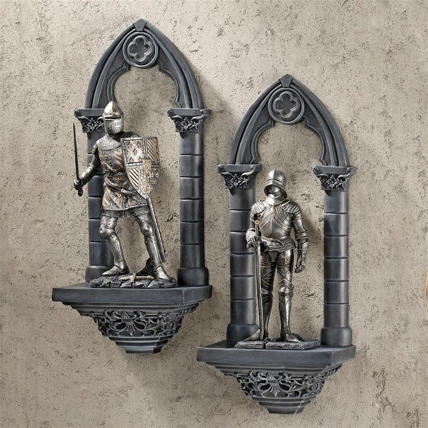 Design Toscano Knights Of The Realm Wall Sculpture Sir Gavin amp Sir Samuel