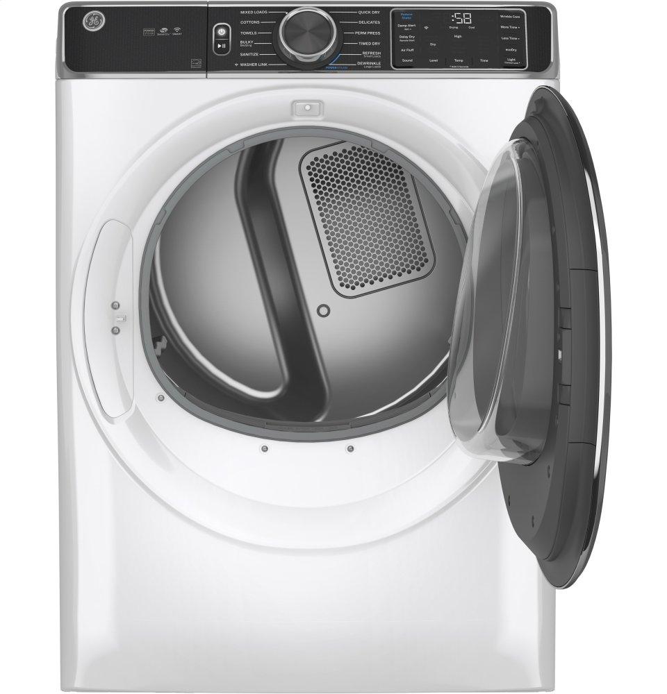 Ge Appliances GFD85ESSNWW Ge® 7.8 Cu. Ft. Capacity Smart Front Load Electric Dryer With Steam And Sanitize Cycle