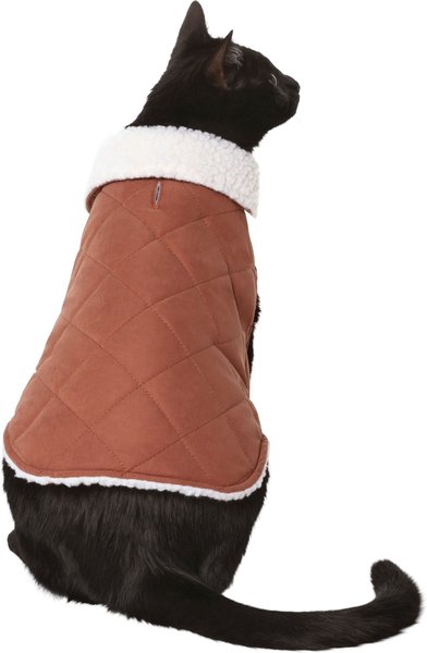 Frisco Mid-Heavyweight Fleece Lined Quilted Dog and Cat Coat