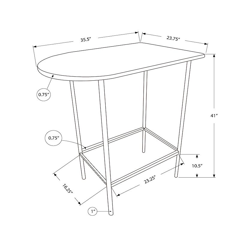 Monarch Contemporary Bar Table