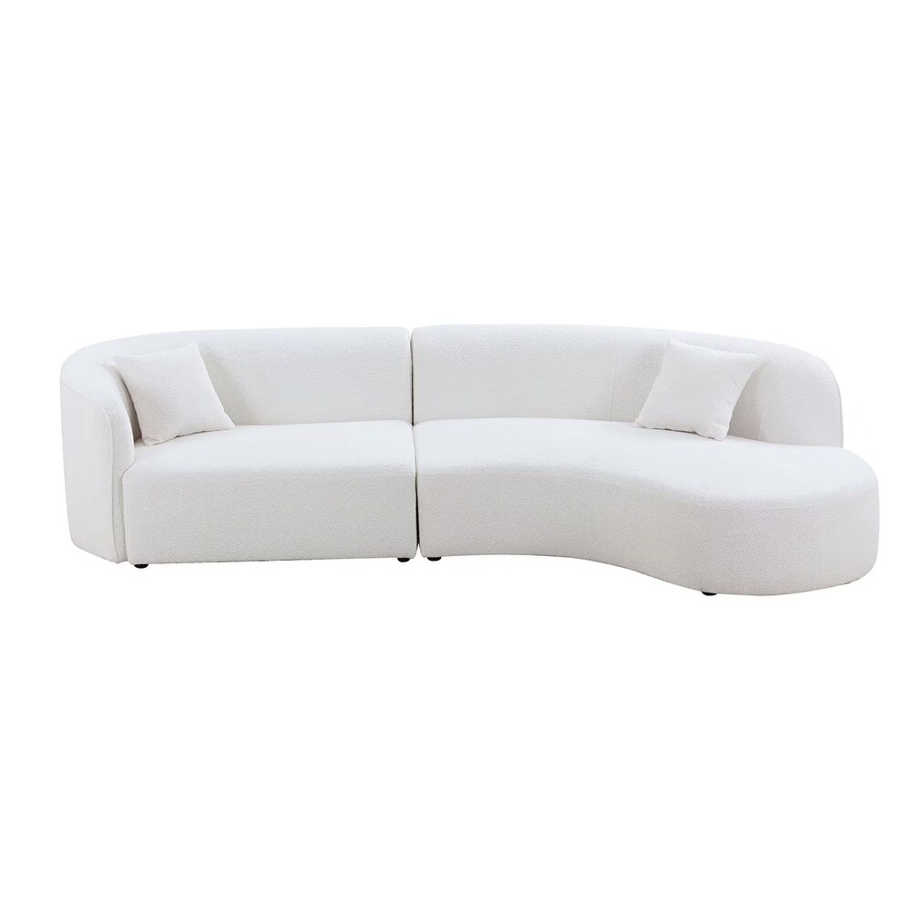 Luxury Modern Style Living Room Upholstery Curved Sofa   126\