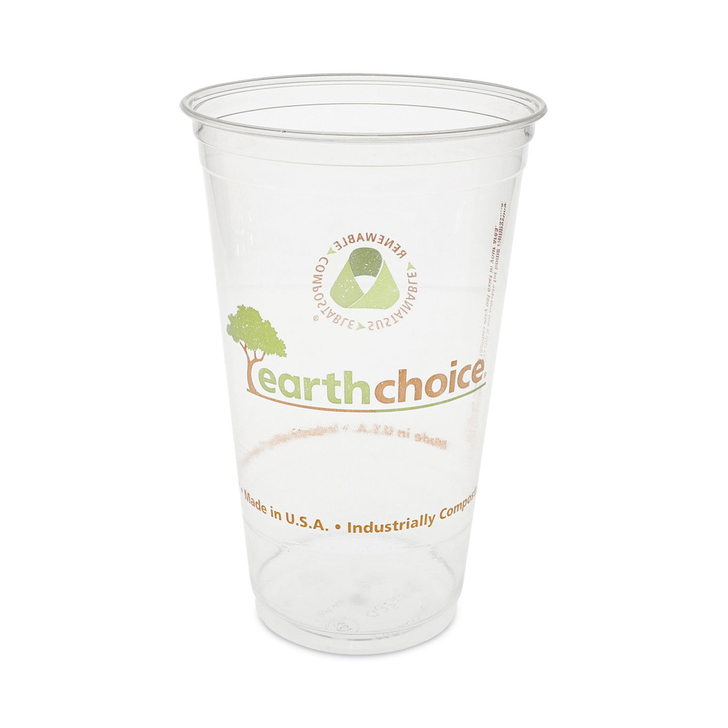 EarthChoice Compostable Cold Cup by Pactiv PCTYPLA24CEC