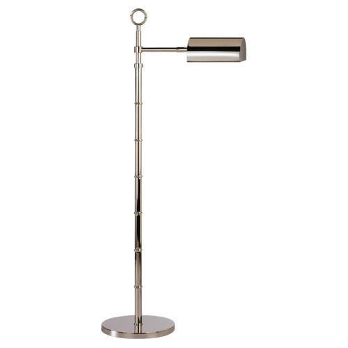 Meurice Adjustable Task Floor Lamp in Polished Nickel