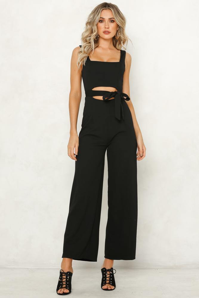 Healing Hands Jumpsuit Black