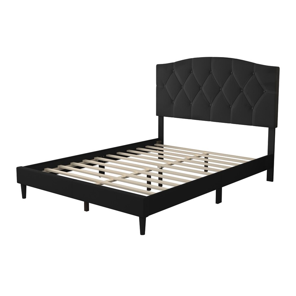 Malachi Tufted Upholstered Platform Bed