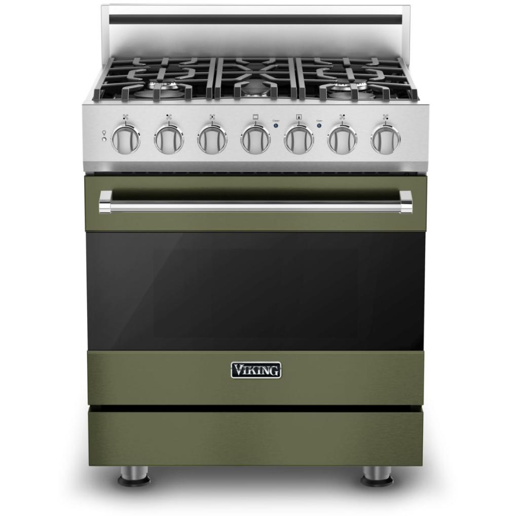 Viking 30-inch Freestanding Dual-Fuel Range with Vari-Speed Dual Flow Convection CRVDR3302-5BCYLP