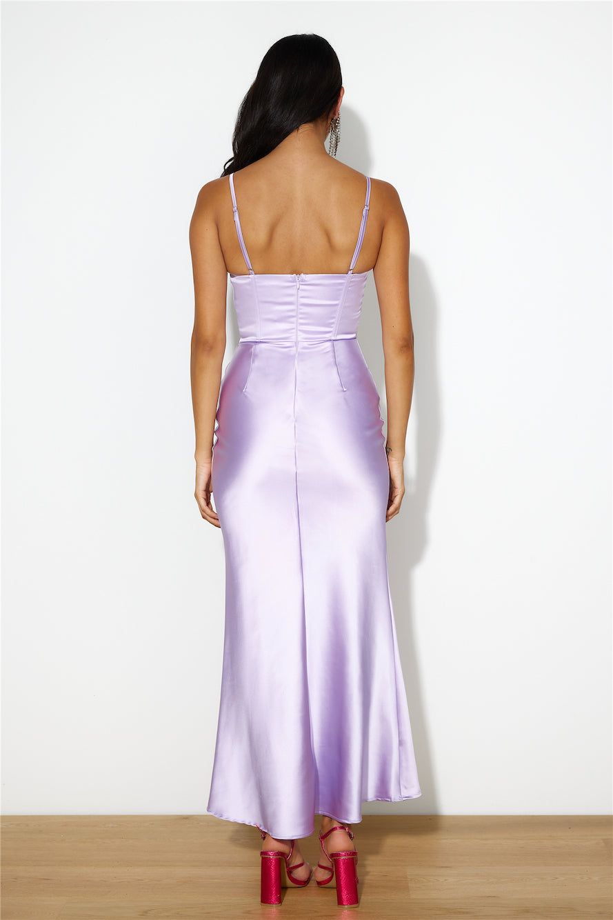 Show Off Girl Midi Dress Lilac