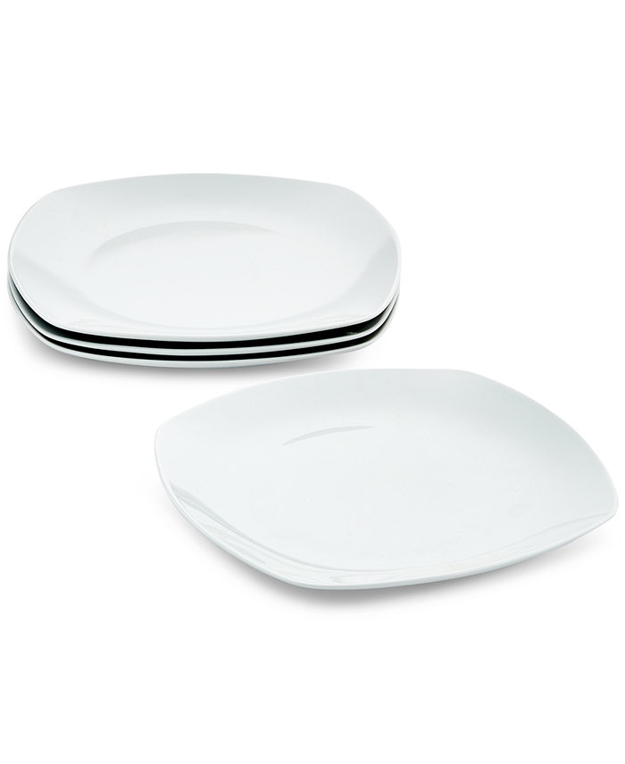 The Cellar Basics Soft Square Salad Plates Set of 4