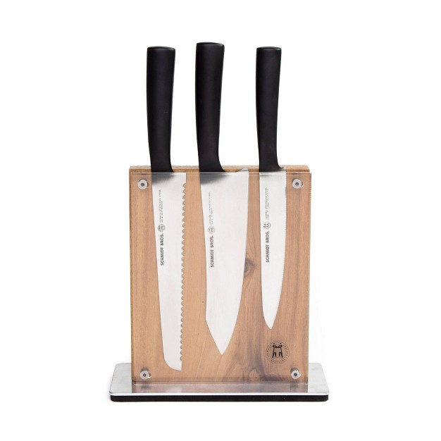 Schmidt Brothers Cutlery Carbon 6 7pc Knife Block Set