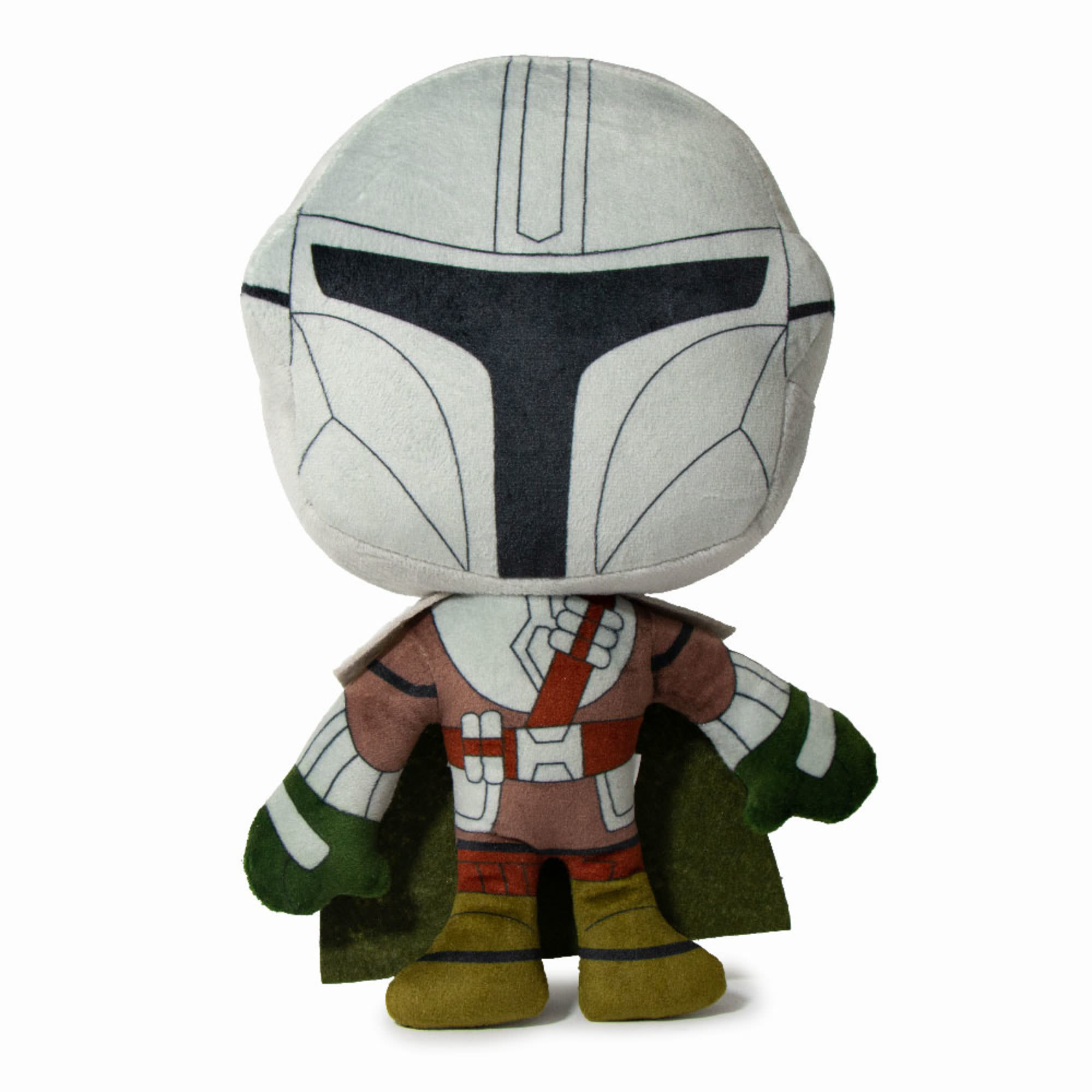 Buckle-Down Star Wars The Mandalorian Standing Pose Plush Squeaker Dog Toy， Medium