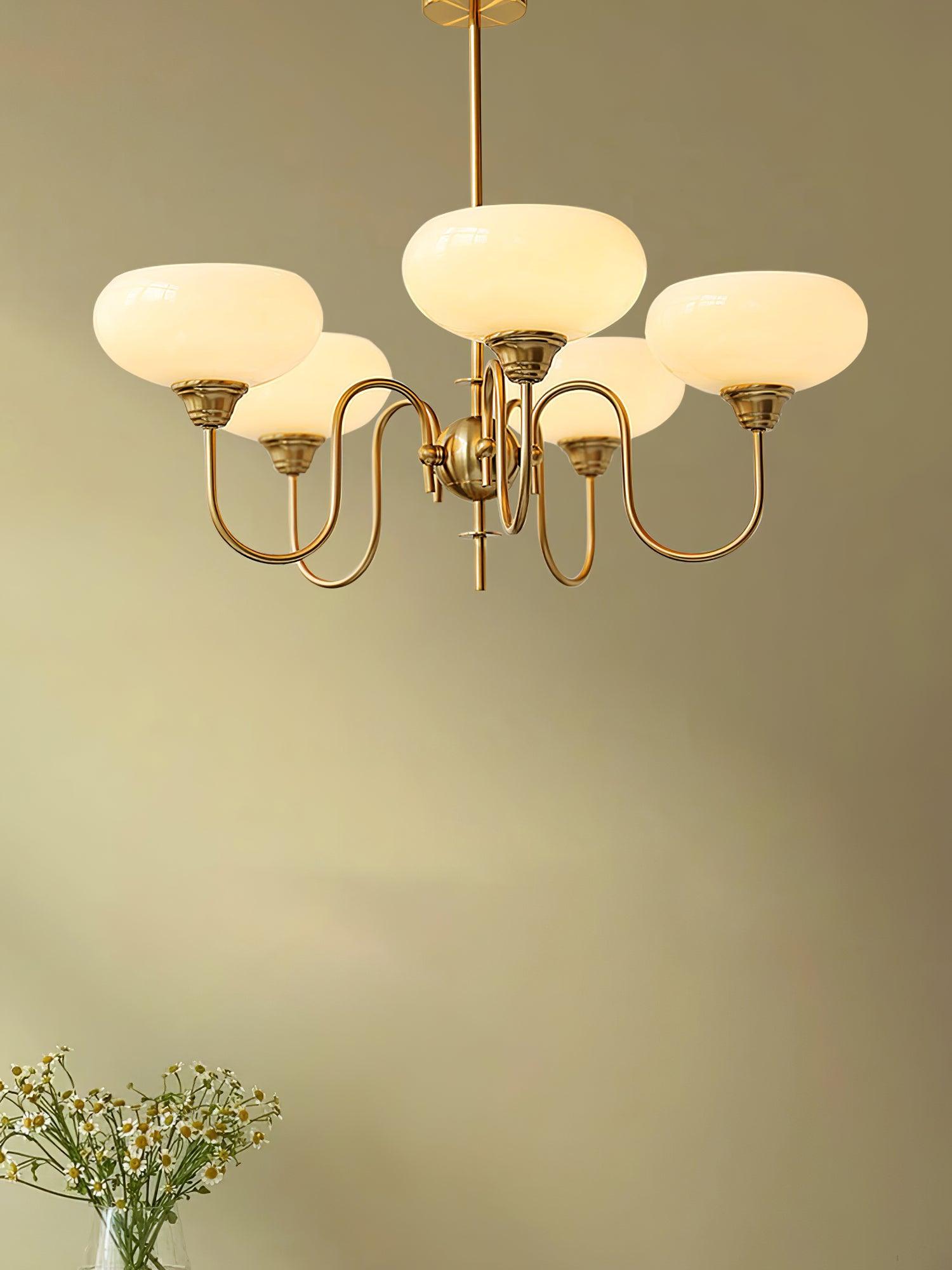 Creamy Persimmon Chandelier