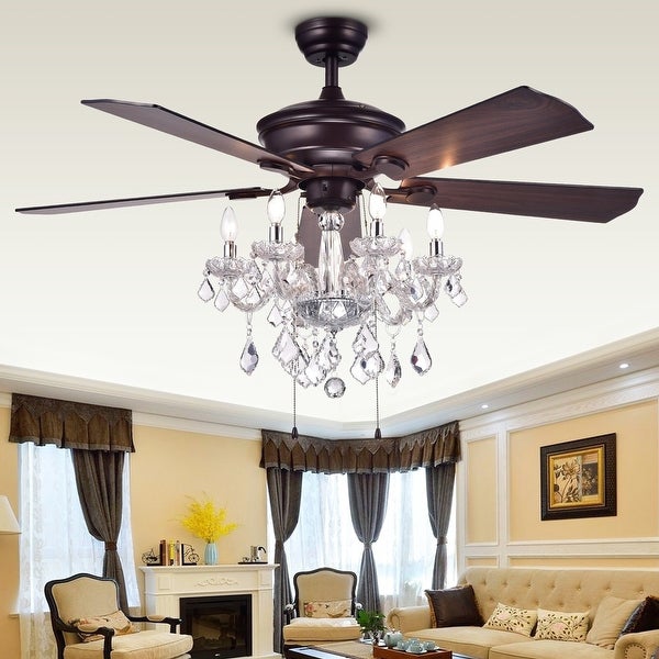 Warehouse of  Havorand 5-blade Ceiling Fan - Brown Shopping - The Best Deals on Ceiling Fans | 22932069