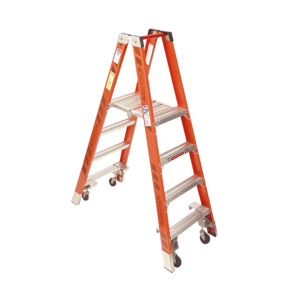 4 Ft. Type IA Fiberglass Platform Ladder w/Casters