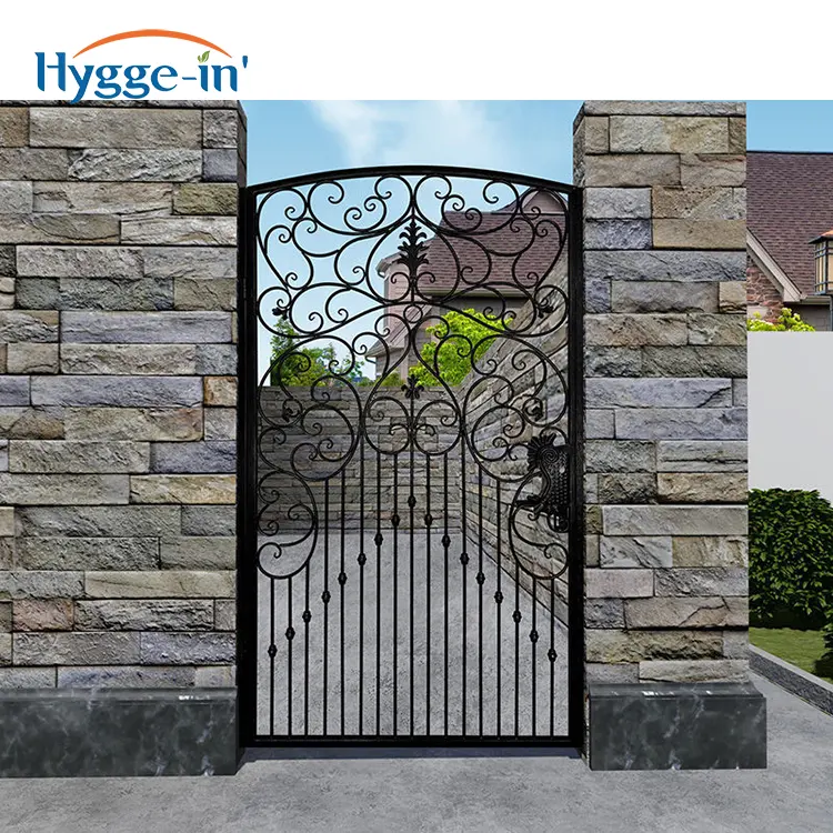 China Supplies High Quality Fencing Gate Panels Garden Courtyard Trellis Gates