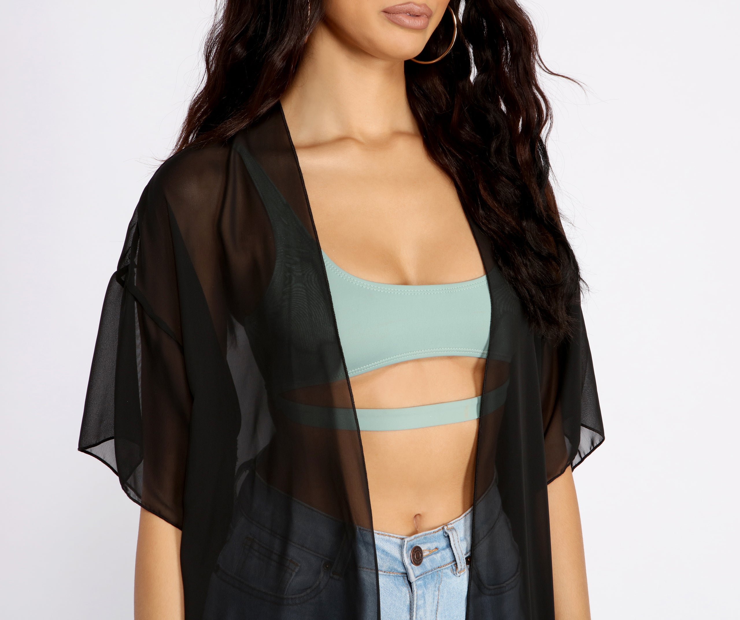 Classic Chiffon Kimono