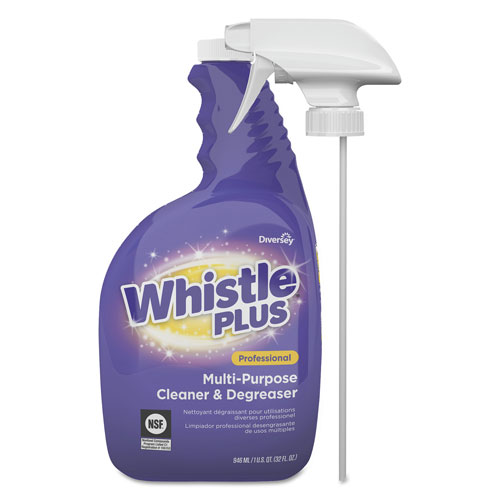 Diversey Whistle Plus Professional Multi-Purpose Cleaner and Degreaser | Citrus， 32 oz | DVOCBD540571EA