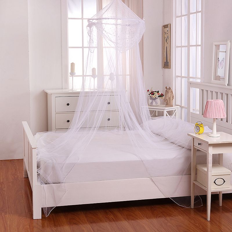 Casablanca Kids Raisinette Sheer Collapsible Hoop Bed Canopy