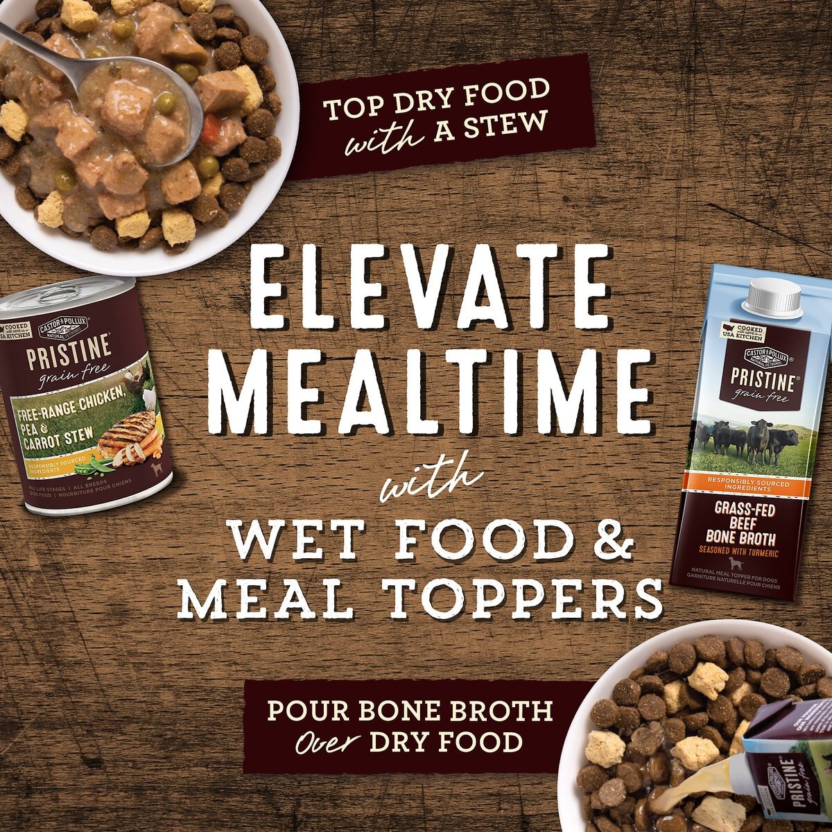 Castor and Pollux Pristine Healthy Grains Wild-Caught Salmon and Oatmeal Recipe Dry Dog Food