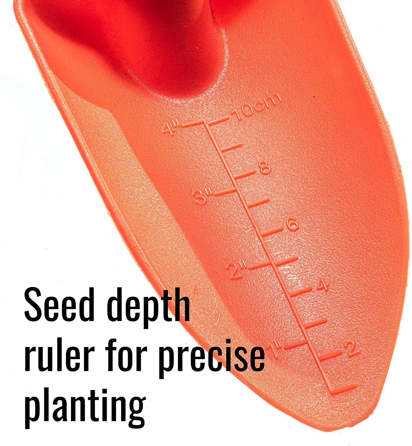 SE 11" Orange Heavy-Duty Nylon Hand Trowel - NPT289OR