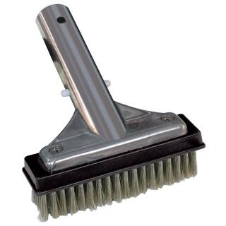 HDX 5 in. Stainless Steel Bristle Swimming Pool Brush for Algae Removal 60278