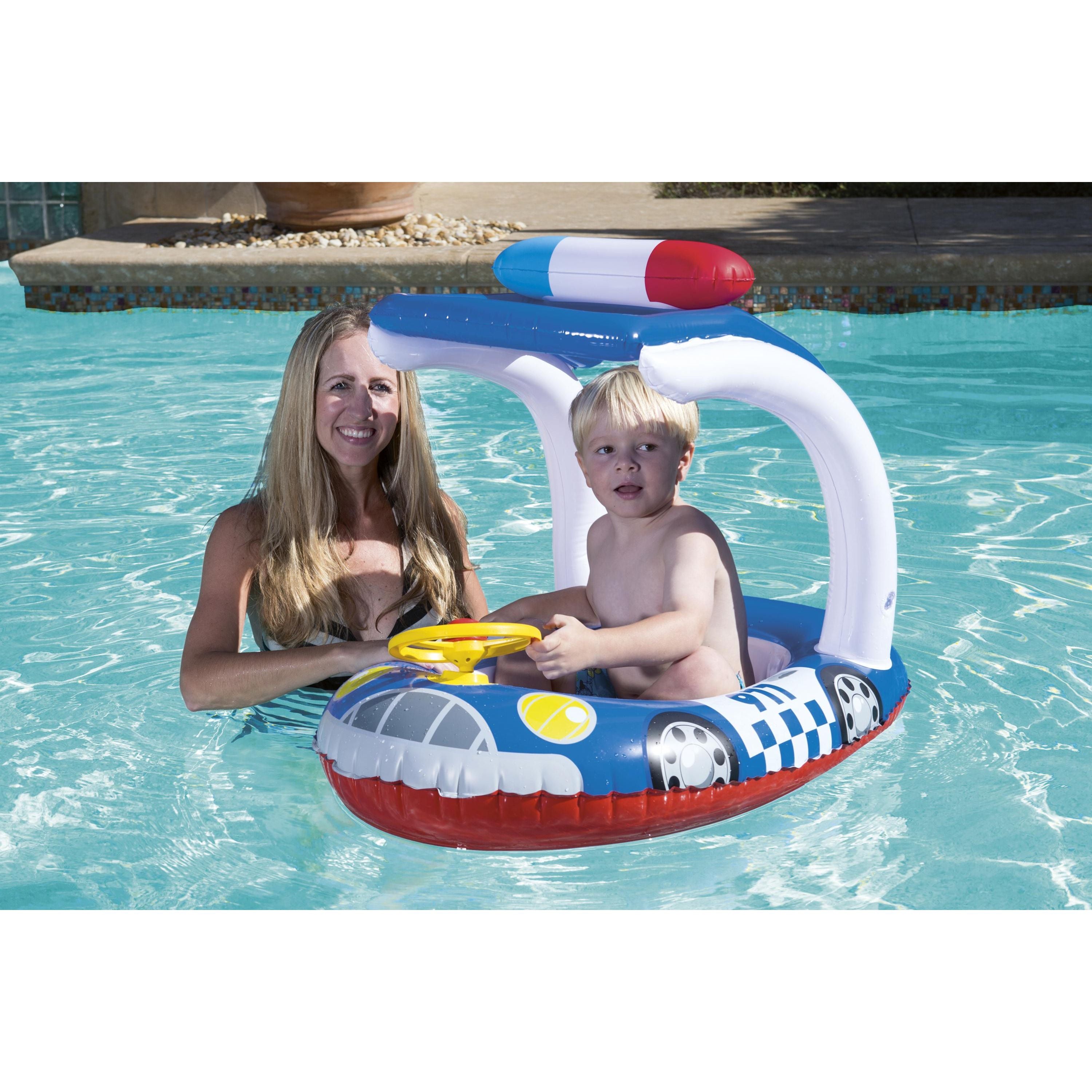 H2OGO! Bestway - UV Careful Kiddie Car Float, Blue