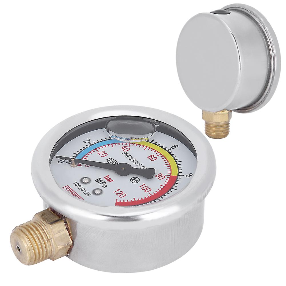 Oilimmersed Fit For 30 / 40 / 60 Type Pump G1/4 Pressure Gauge Dn8 Agricultural Supplies