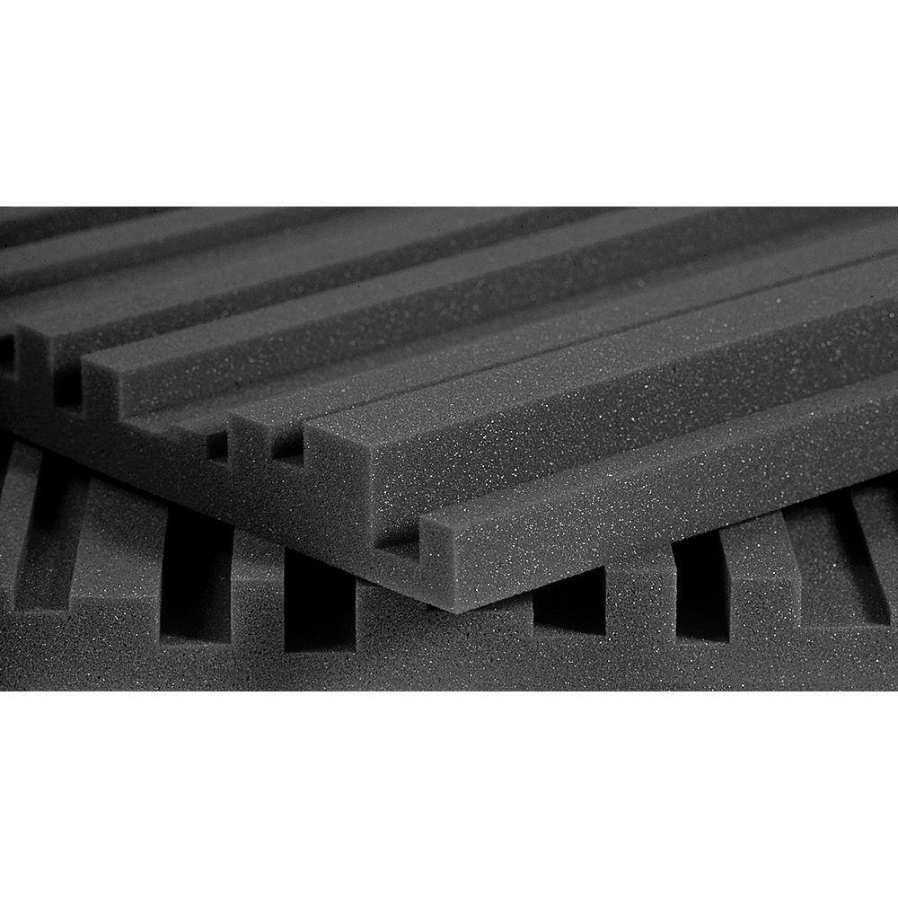 Auralex Studiofoam Metro Panels - 2 ft. W x 4 ft. L x 2 in. H - Charcoal (12 Panels per Box) 2METROCHA