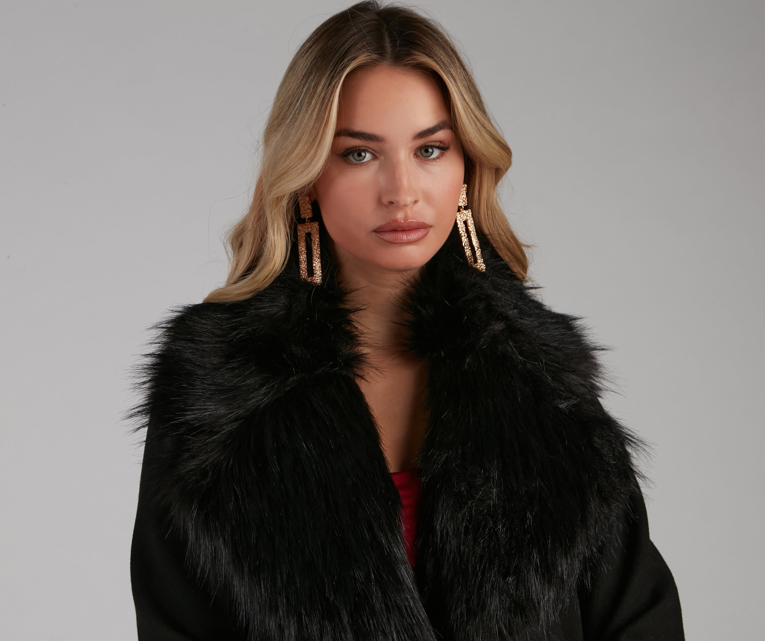 A Formal Affair Faux Fur Jacket