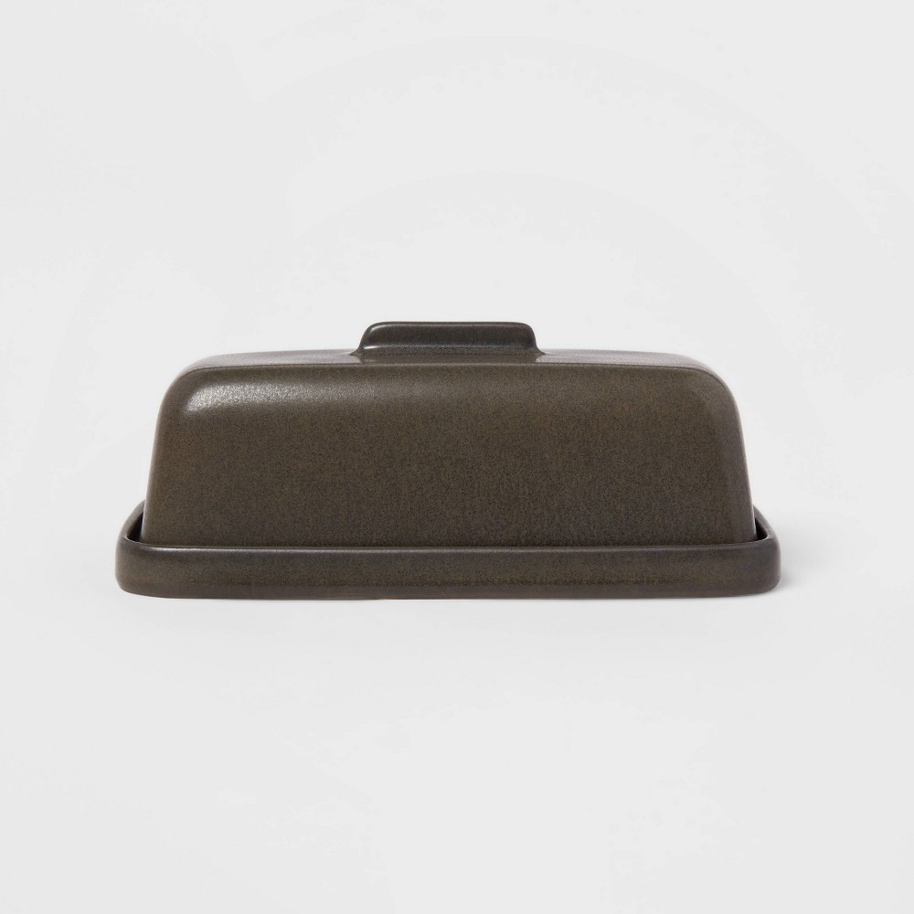 Stoneware Tilley Butter Dish Black - Project 62