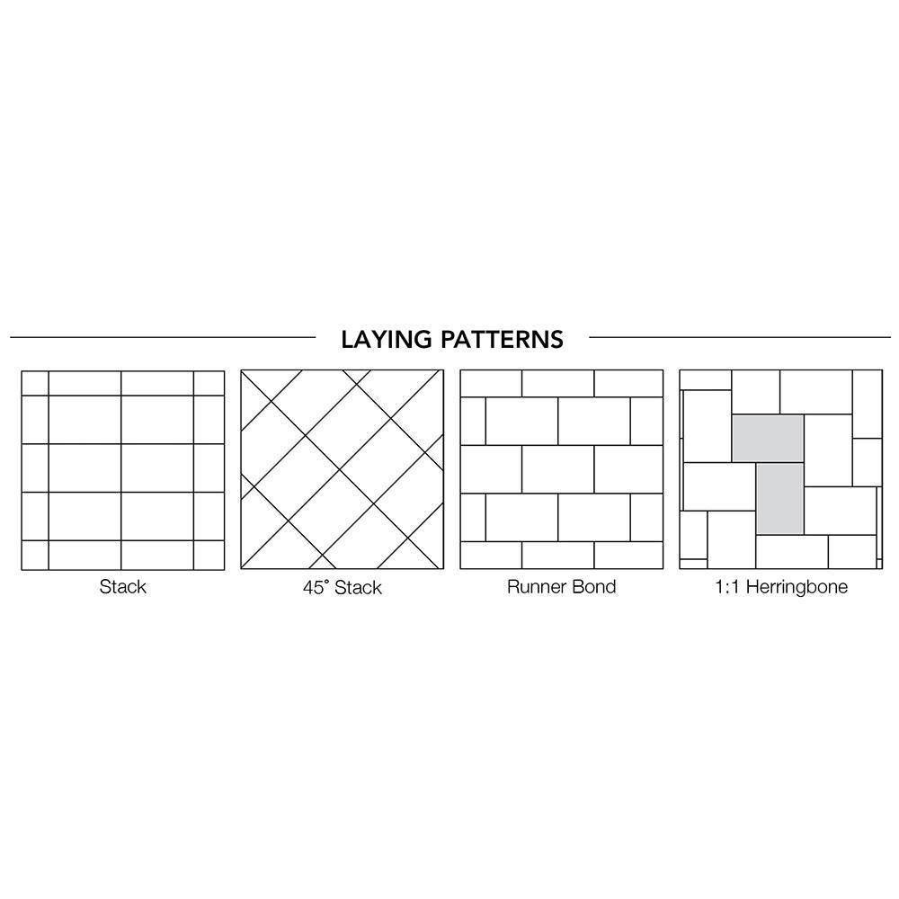 Pavestone Taverna 11.81 in. L x 7.87 in. W x 50 mm H Rectangle Bluestone Concrete Paver ( 192-Piece124 Sq. ft.Pallet ) 25378F.BST