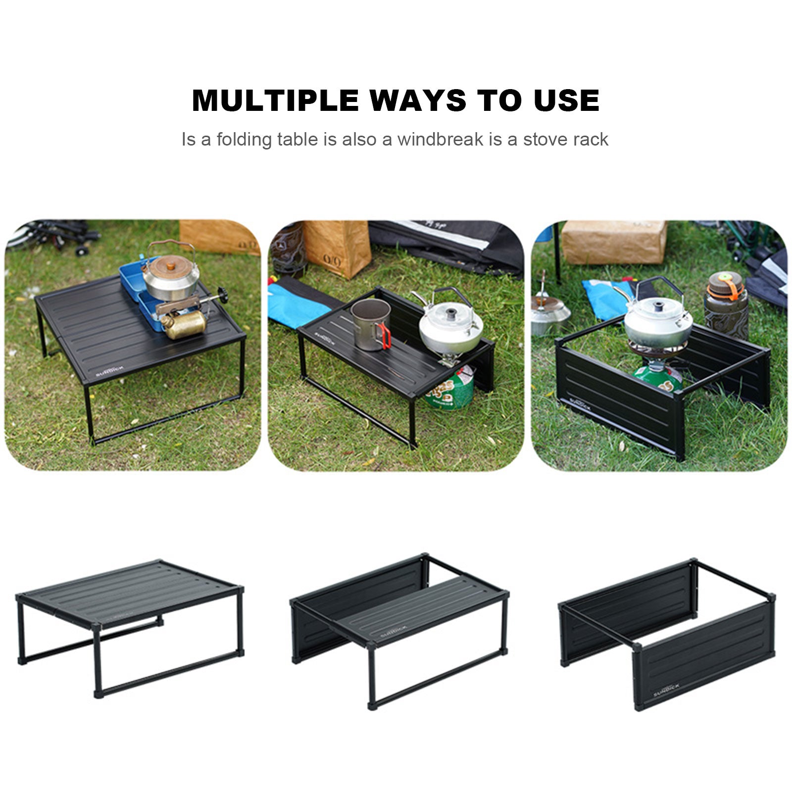 Lightweight Folding Picnic Table - Detachable Outdoor Supplies for Picnic Party