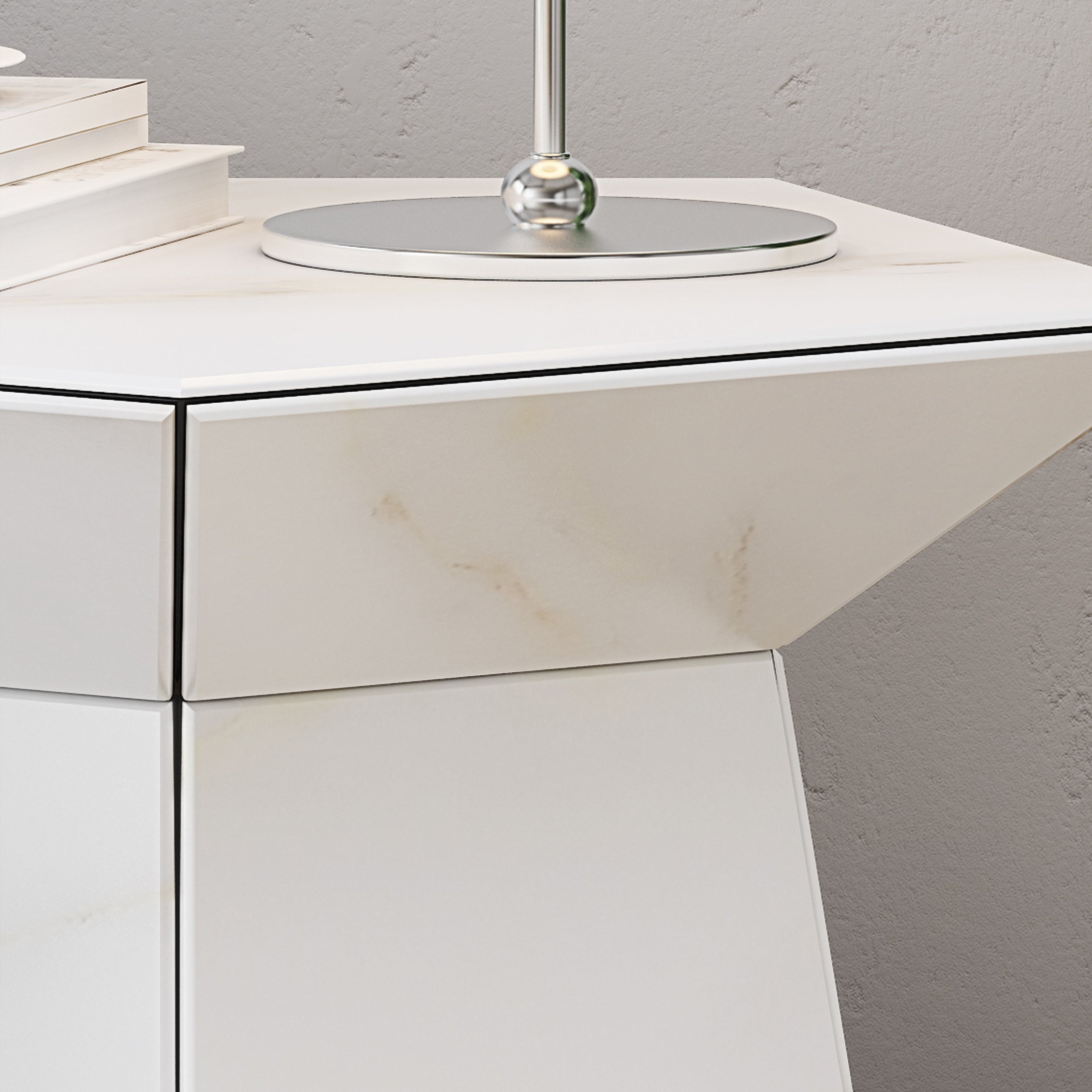 Volantis Modern Pentagon Accent Table