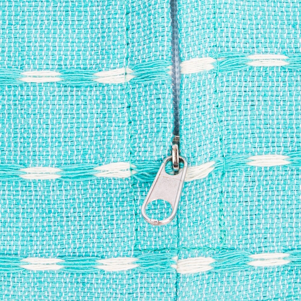 Novica Handmade Cool Pool Cotton Cushion Cover
