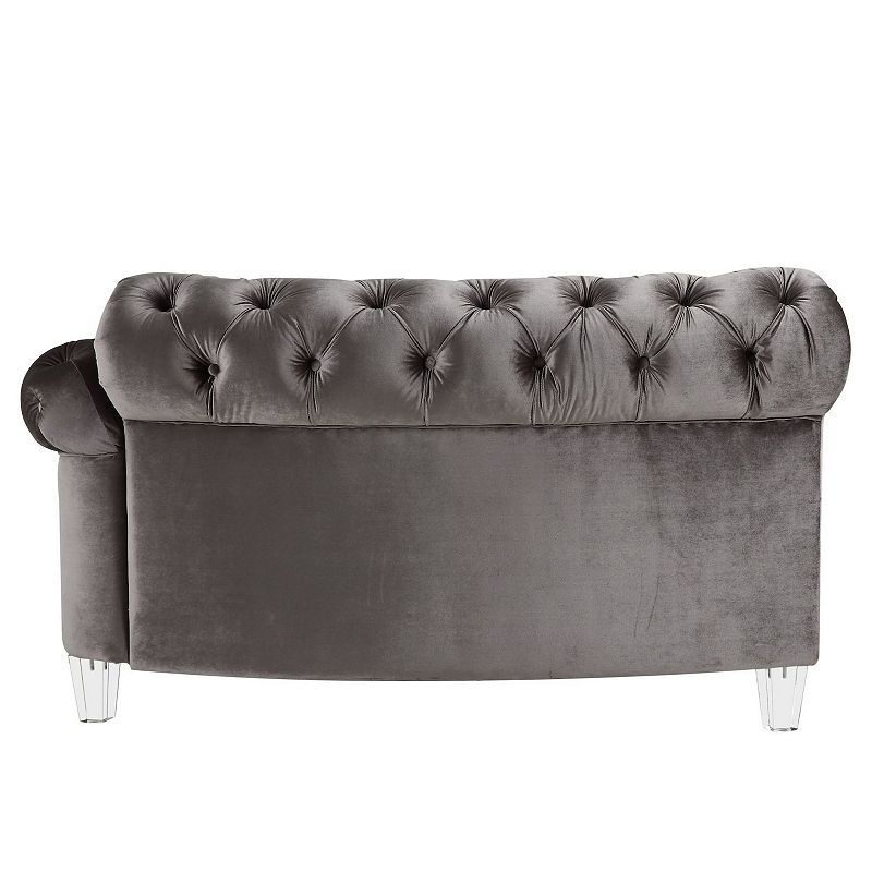 F.c Design Modern Velvet Sectional Sofa With 7 Pillows