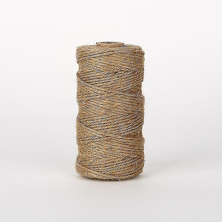 Natural Jute Craft Bakers Twine， 200m Thread Durable String Perfect For Baking Butchers Diy Crafts A