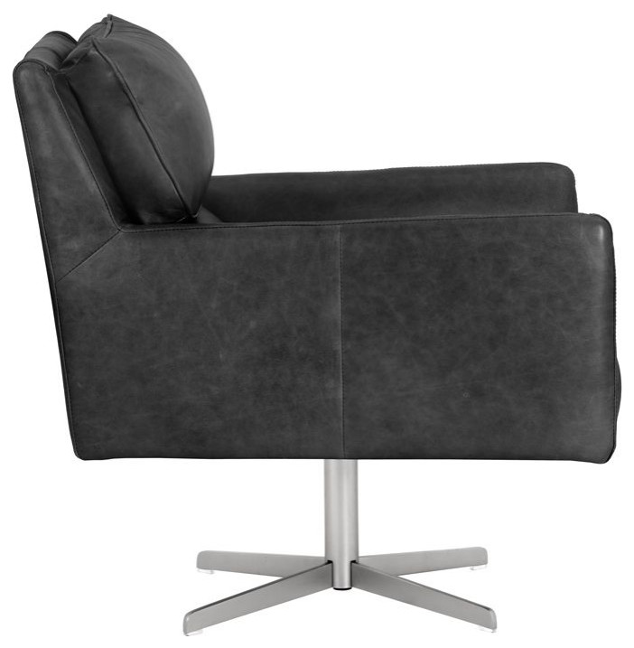 Easton Swivel Lounge Chair   Contemporary   Armchairs And Accent Chairs   by Sunpan Modern Home  Houzz