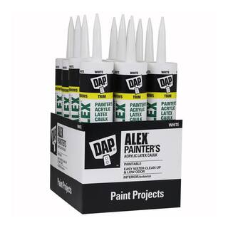 DAP Alex Painter's 10.1 oz. All-Purpose Acrylic Latex Caulk (12-Pack) 18618