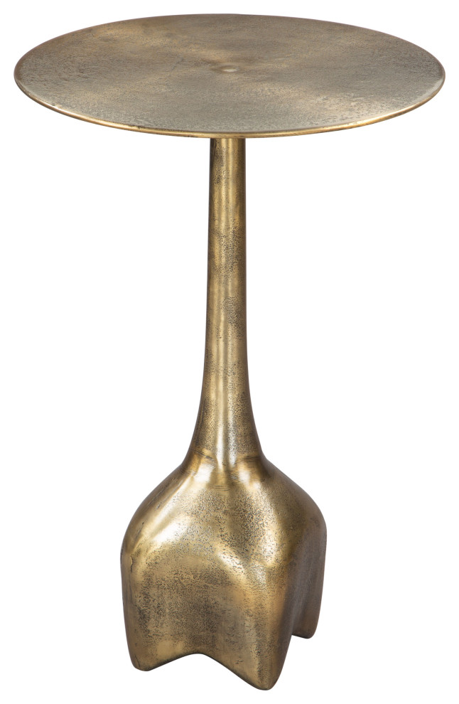 Lexi Side Table Antique Brass   Contemporary   Side Tables And End Tables   by Zuo Modern Contemporary  Houzz